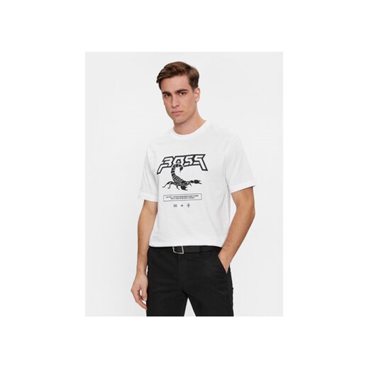 Boss T-Shirt Tescorpion 50510648 Biały Regular Fit ze sklepu MODIVO w kategorii T-shirty męskie - zdjęcie 168633002