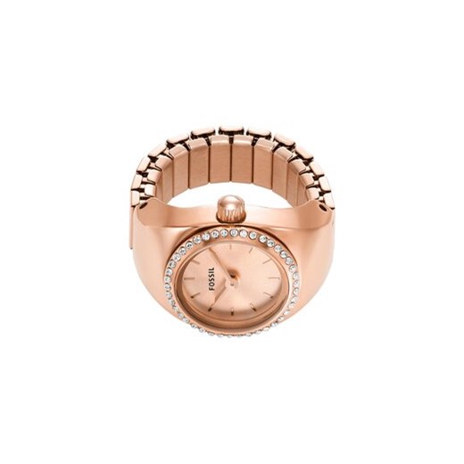 Fossil Zegarek Watch Ring ES5320 Różowy Fossil uniwersalny promocyjna cena MODIVO