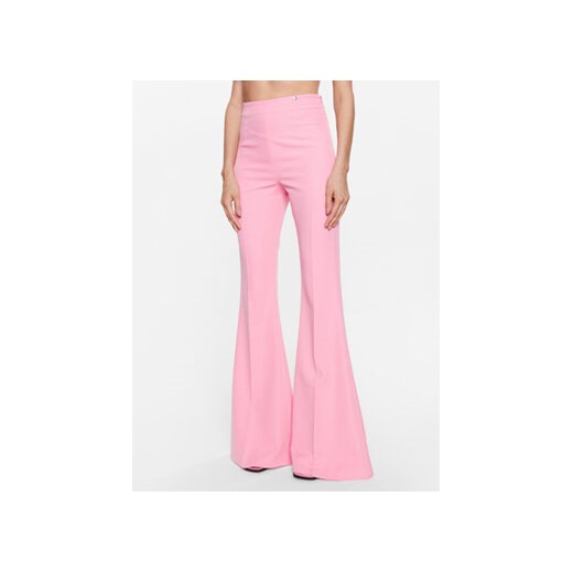 Nissa Spodnie materiałowe P13934 Różowy Regular Fit ze sklepu MODIVO w kategorii Spodnie damskie - zdjęcie 168633422