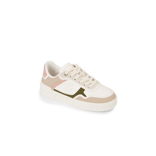 Tommy Hilfiger Sneakersy Essential Basket Sneaker FW0FW07563 Biały ze sklepu MODIVO w kategorii Buty sportowe damskie - zdjęcie 168633723