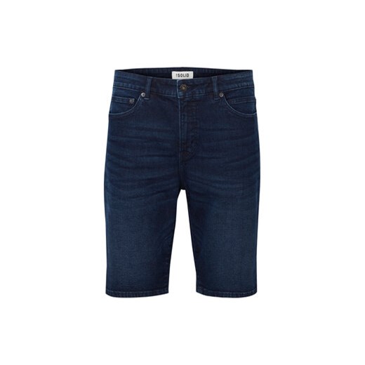 Solid Szorty jeansowe 21104980 Granatowy Regular Fit ze sklepu MODIVO w kategorii Spodenki męskie - zdjęcie 168633960