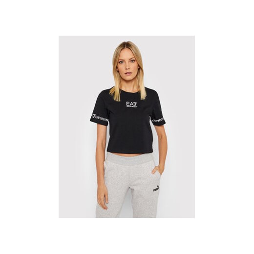 EA7 Emporio Armani T-Shirt 3LTT08 TJCRZ 1200 Czarny Regular Fit XXL promocyjna cena MODIVO