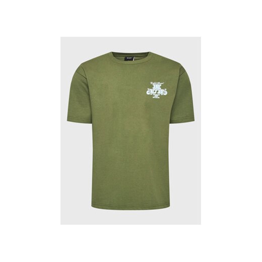 HUF T-Shirt Paid In Full TS01939 Zielony Regular Fit ze sklepu MODIVO w kategorii T-shirty męskie - zdjęcie 168634293