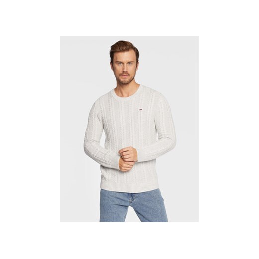 Tommy Jeans Sweter Cable DM0DM15059 Szary Regular Fit Tommy Jeans L MODIVO