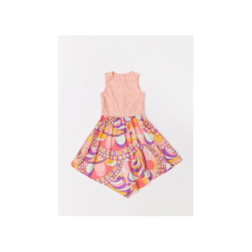 Guess Sukienka letnia J3GK08 KBOZ0 Kolorowy Regular Fit ze sklepu MODIVO w kategorii Sukienki dziewczęce - zdjęcie 168634654