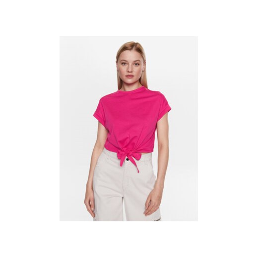 United Colors Of Benetton T-Shirt 3096D104F Różowy Regular Fit ze sklepu MODIVO w kategorii Bluzki damskie - zdjęcie 168635081