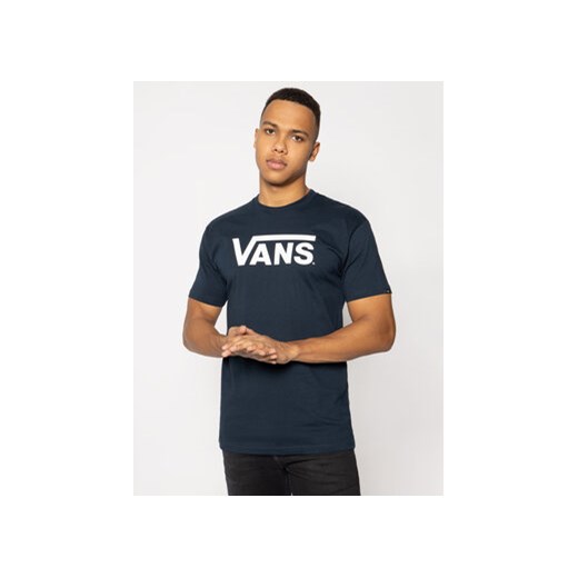 Vans T-Shirt Classic VN000GGGNAV1 Granatowy Classic Fit ze sklepu MODIVO w kategorii T-shirty męskie - zdjęcie 168635102