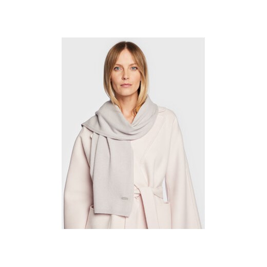 Calvin Klein Szal K60K609924 Szary Calvin Klein uniwersalny MODIVO