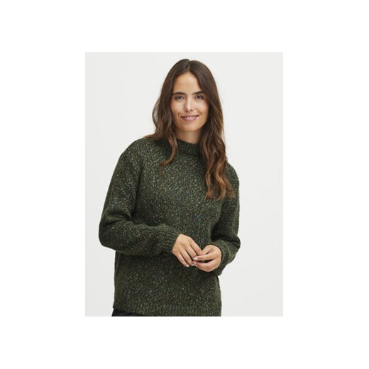 Fransa Sweter 20612712 Zielony Regular Fit ze sklepu MODIVO w kategorii Swetry damskie - zdjęcie 168635853