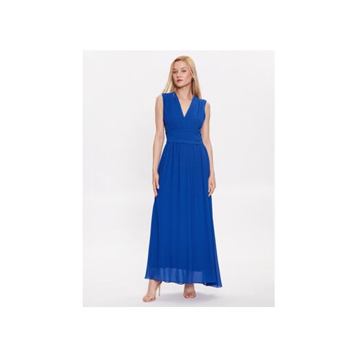 Rinascimento Sukienka wieczorowa CFC0114421003 Niebieski Regular Fit ze sklepu MODIVO w kategorii Sukienki - zdjęcie 168637844