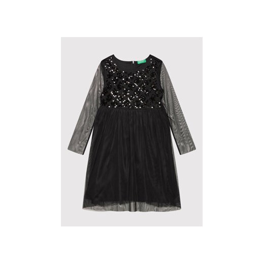 United Colors Of Benetton Sukienka elegancka 41T95VGM0 Czarny Regular Fit United Colors Of Benetton 150 MODIVO