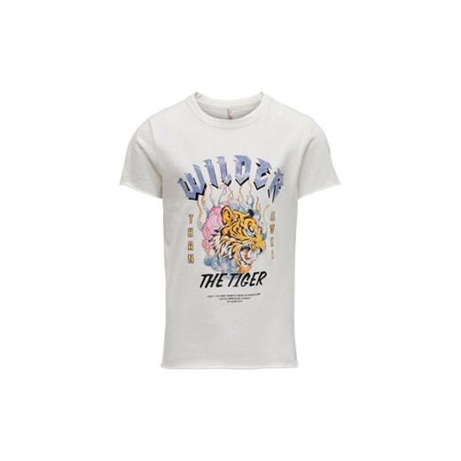 Kids ONLY T-Shirt Lucy 15275536 Biały Slim Fit ze sklepu MODIVO w kategorii T-shirty chłopięce - zdjęcie 168638513