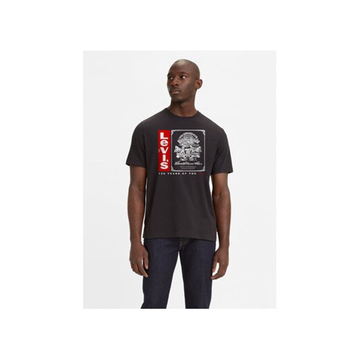 Levi's® T-Shirt Ss Tee 501 16143-1221 Czarny Relaxed Fit ze sklepu MODIVO w kategorii T-shirty męskie - zdjęcie 168639332