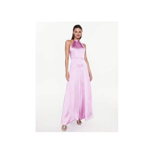 Pinko Sukienka wieczorowa La Rioja 100102 Z345 Różowy Regular Fit ze sklepu MODIVO w kategorii Sukienki - zdjęcie 168639591