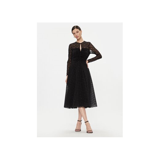 Nissa Sukienka koktajlowa RS14360 Czarny Slim Fit ze sklepu MODIVO w kategorii Sukienki - zdjęcie 168639710