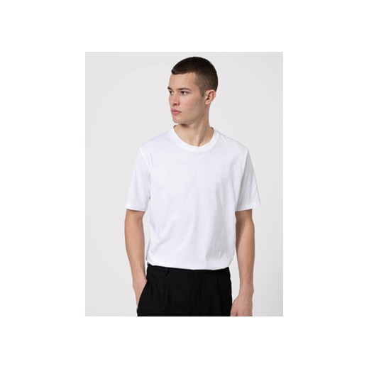 Hugo T-Shirt Dero211 50442898 Biały Regular Fit ze sklepu MODIVO w kategorii T-shirty męskie - zdjęcie 168640061