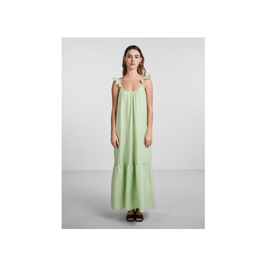 YAS Sukienka 26029898 Zielony Regular Fit ze sklepu MODIVO w kategorii Sukienki - zdjęcie 168640152