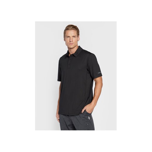 Skechers Polo Air M1TO54 Czarny Regular Fit ze sklepu MODIVO w kategorii T-shirty męskie - zdjęcie 168640174