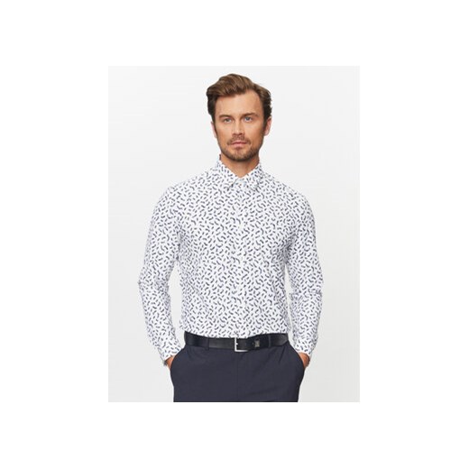 Boss Koszula P-Liam-Kent-C 50503538 Biały Regular Fit ze sklepu MODIVO w kategorii Koszule męskie - zdjęcie 168640331