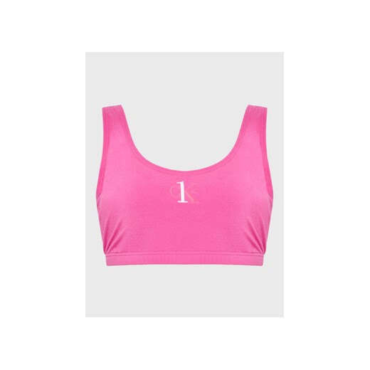 Calvin Klein Swimwear Góra od bikini KW0KW01882 Różowy ze sklepu MODIVO w kategorii Stroje kąpielowe - zdjęcie 168640714