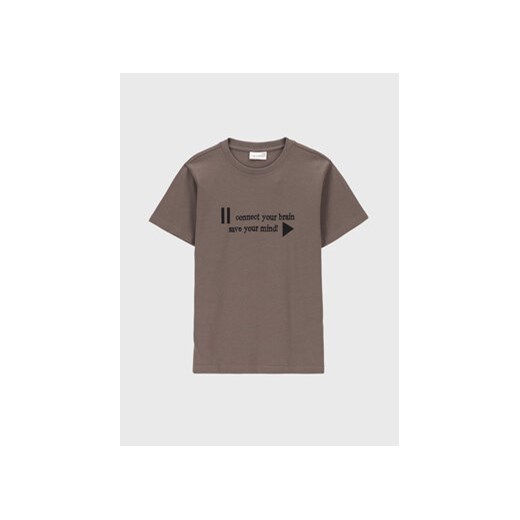 Coccodrillo T-Shirt ZC2143207EVB Brązowy Regular Fit ze sklepu MODIVO w kategorii T-shirty chłopięce - zdjęcie 168640964