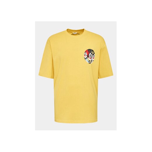 Redefined Rebel T-Shirt Lee 221115 Żółty Relaxed Fit ze sklepu MODIVO w kategorii T-shirty męskie - zdjęcie 168641441