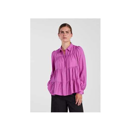 YAS Koszula 26025734 Różowy Regular Fit ze sklepu MODIVO w kategorii Koszule damskie - zdjęcie 168642380