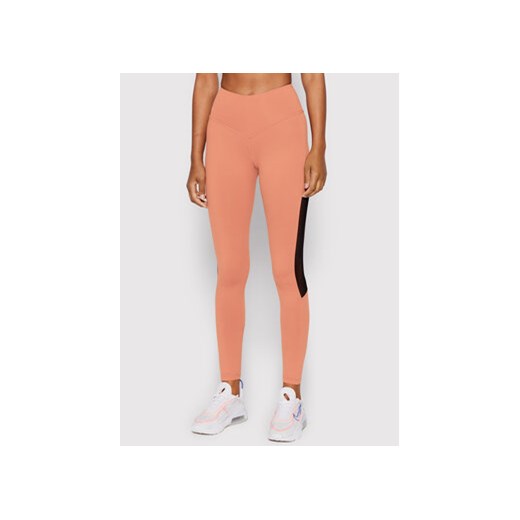 NEBBIA Legginsy Mesh 573 Różowy Slim Fit ze sklepu MODIVO w kategorii Spodnie damskie - zdjęcie 168642590