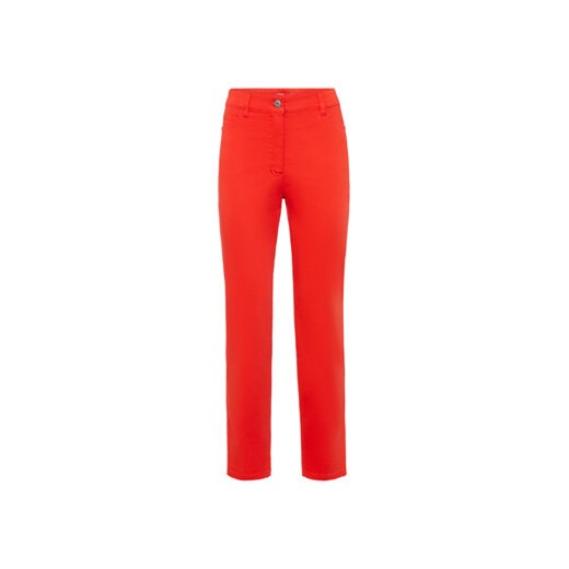 Olsen Spodnie materiałowe Mona 14000625 Czerwony Slim Fit Olsen 42 MODIVO okazja