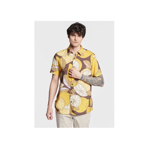 Guess Koszula Lemon M3GH53 WD4Z2 Kolorowy Slim Fit ze sklepu MODIVO w kategorii Koszule męskie - zdjęcie 168643481
