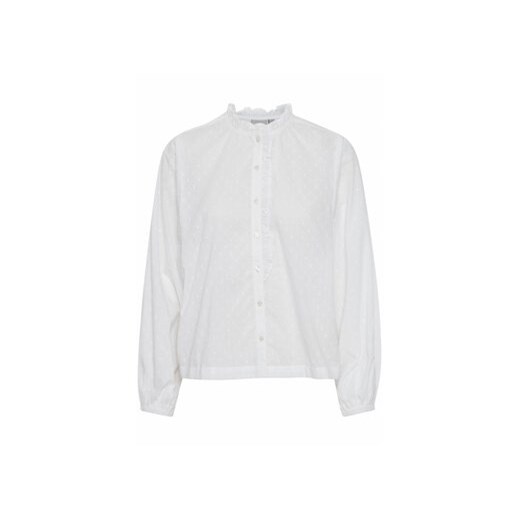 ICHI Koszula 20118244 Biały Regular Fit ze sklepu MODIVO w kategorii Koszule damskie - zdjęcie 168643611