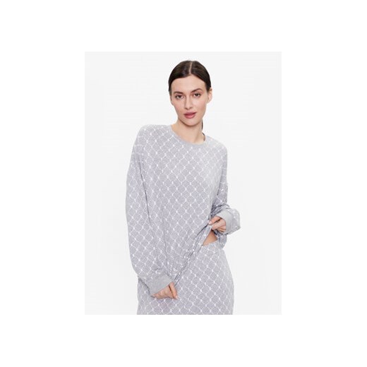 DKNY Koszulka piżamowa YI2122627 Szary Regular Fit ze sklepu MODIVO w kategorii Piżamy damskie - zdjęcie 168643644