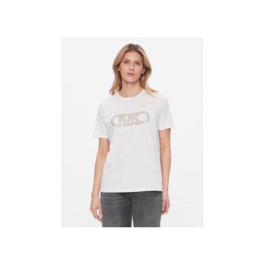 MICHAEL Michael Kors T-Shirt MR4519L97J Biały Regular Fit ze sklepu MODIVO w kategorii Bluzki damskie - zdjęcie 168643842