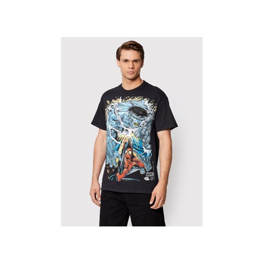 HUF T-Shirt MARVEL Battle TS01976 Czarny Regular Fit ze sklepu MODIVO w kategorii T-shirty męskie - zdjęcie 168643901