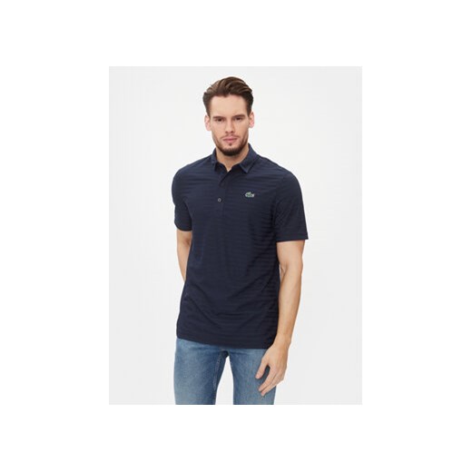 Lacoste Polo DH6844 Granatowy Regular Fit ze sklepu MODIVO w kategorii T-shirty męskie - zdjęcie 168644751
