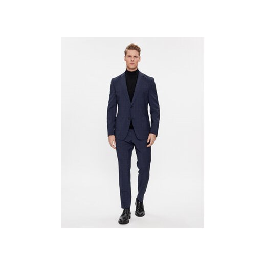 Boss Garnitur P-Huge-2Pcs-241 50509480 Granatowy Slim Fit 54 MODIVO