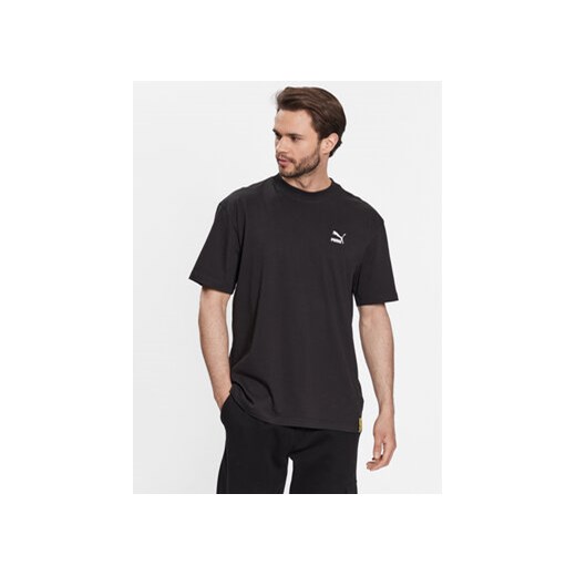 Puma T-Shirt STAPLE 539824 Czarny Relaxed Fit ze sklepu MODIVO w kategorii T-shirty męskie - zdjęcie 168645174
