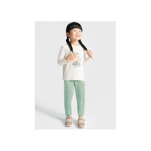 Mayoral Spodnie dresowe 4507 Zielony Regular Fit ze sklepu MODIVO w kategorii Spodnie dziewczęce - zdjęcie 168645252