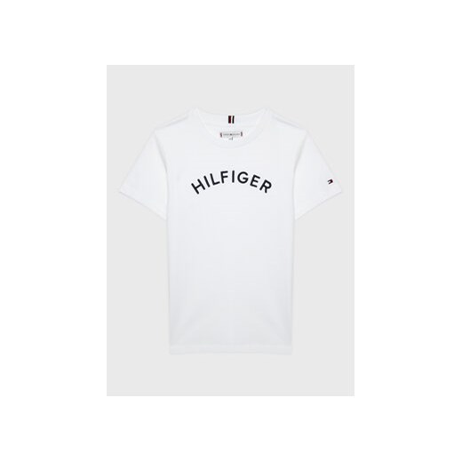Tommy Hilfiger T-Shirt Arched KS0KS00401 D Biały Regular Fit ze sklepu MODIVO w kategorii T-shirty chłopięce - zdjęcie 168645514
