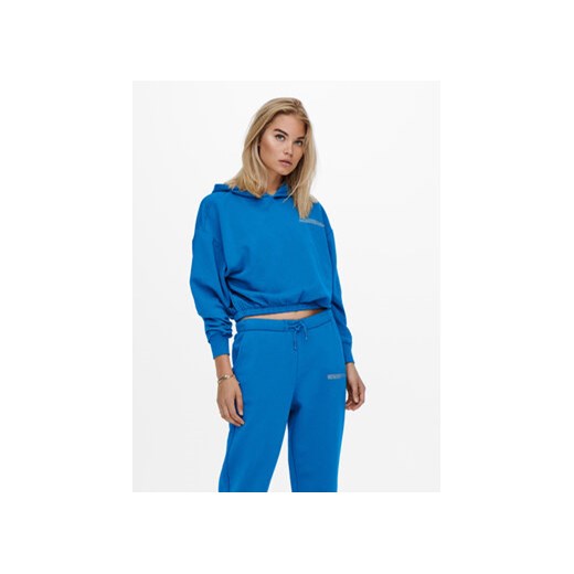 ONLY Spodnie dresowe 15239890 Niebieski Regular Fit ze sklepu MODIVO w kategorii Spodnie damskie - zdjęcie 168645570