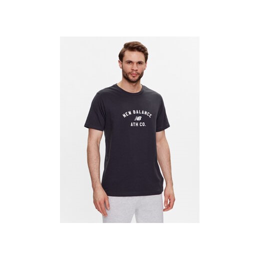 New Balance T-Shirt MT31907 Czarny Regular Fit ze sklepu MODIVO w kategorii T-shirty męskie - zdjęcie 168645831