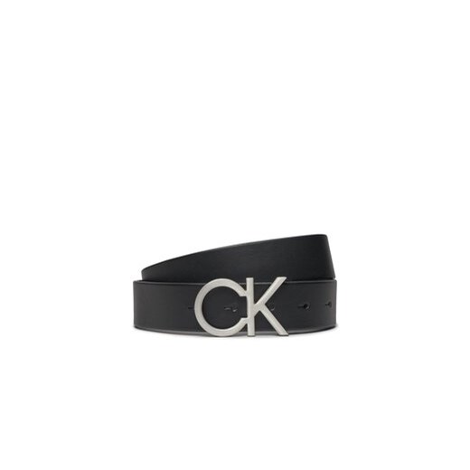 Calvin Klein Pasek Męski Ck Buckle Belt 35Mm K50K506849 Czarny ze sklepu MODIVO w kategorii Paski męskie - zdjęcie 168646003