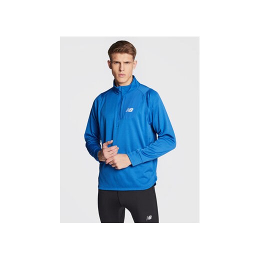 New Balance Bluza techniczna Heat Grid MT23252 Niebieski Athletic Fit ze sklepu MODIVO w kategorii Bluzy męskie - zdjęcie 168646820