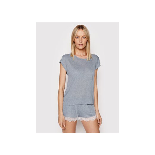 Etam Koszulka piżamowa Warm Day 6524553 Niebieski Regular Fit ze sklepu MODIVO w kategorii Piżamy damskie - zdjęcie 168647042