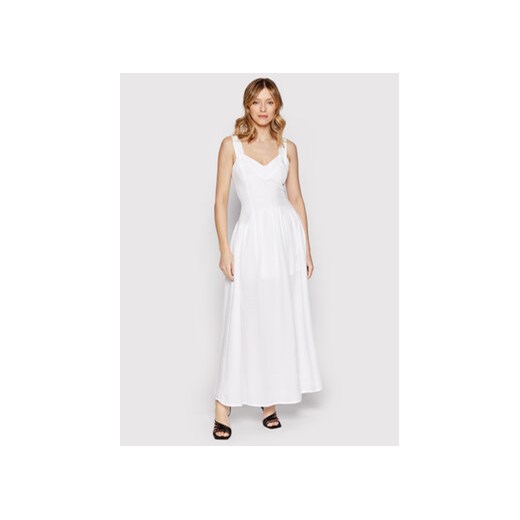 Silvian Heach Sukienka codzienna PGP22129VE Biały Regular Fit ze sklepu MODIVO w kategorii Sukienki - zdjęcie 168647080