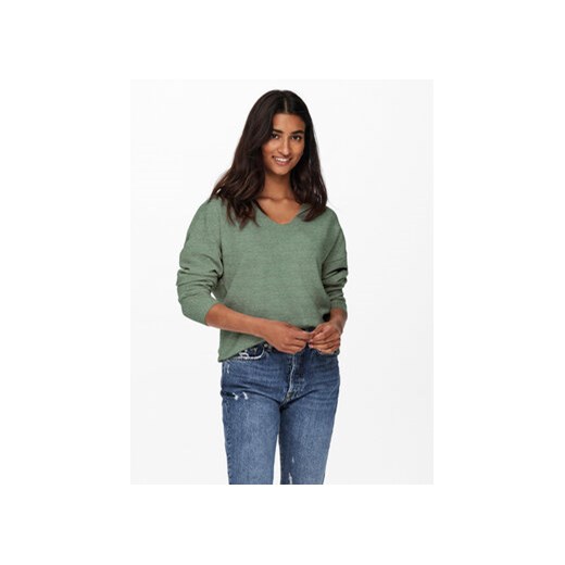 ONLY Sweter 15224360 Zielony Regular Fit ze sklepu MODIVO w kategorii Swetry damskie - zdjęcie 168647301