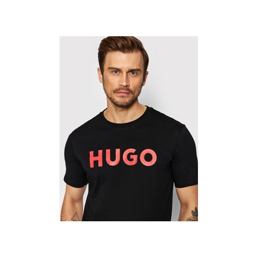 Hugo T-Shirt Dulivio 50467556 Czarny Regular Fit ze sklepu MODIVO w kategorii T-shirty męskie - zdjęcie 168647593