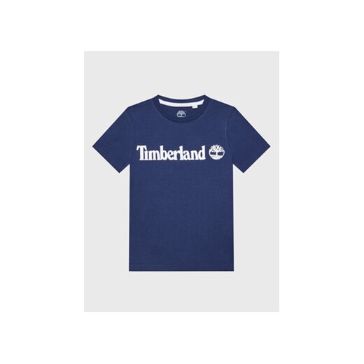 Timberland T-Shirt T25T77 D Granatowy Regular Fit Timberland 16Y MODIVO promocyjna cena