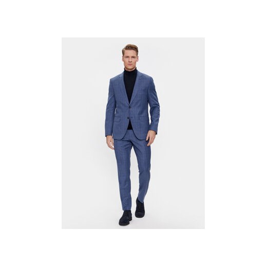 Boss Garnitur H-Huge-2Pcs-224 50509502 Niebieski Slim Fit 50 MODIVO