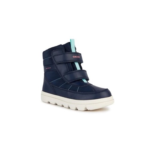 Geox Śniegowce J Willaboom Girl B A J36HWD 0FU54 C4002 S Granatowy Geox 32 wyprzedaż MODIVO